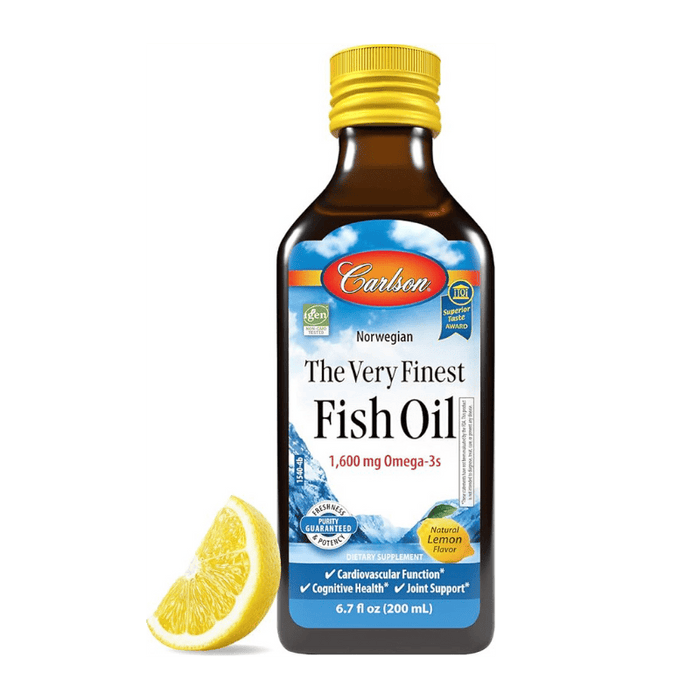 Very Finest Fish Oil Lemon Carlson 200ml