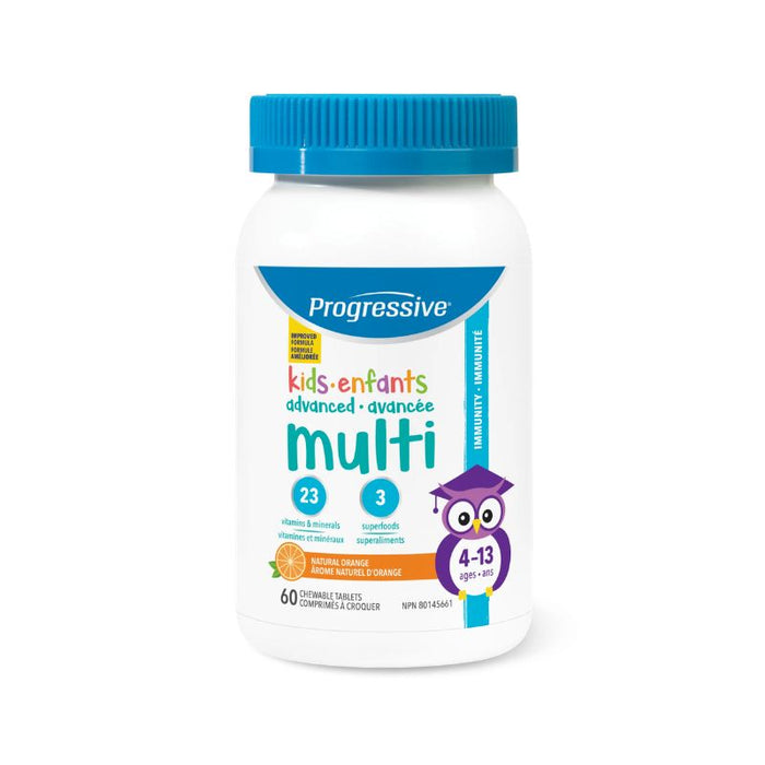 Progressive Multivitamin For Kids 60 chewable tablets