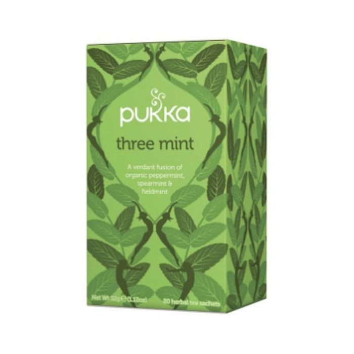 Pukka Herbal Tea Three Mint Organic 20 teabags