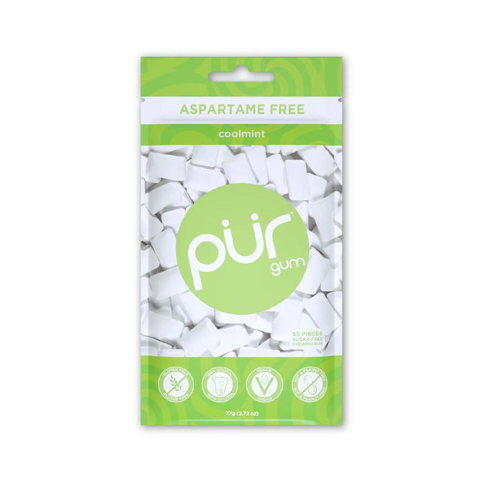 Pur Gum Bag Coolmint Gluten Free 55 PIECES 77g