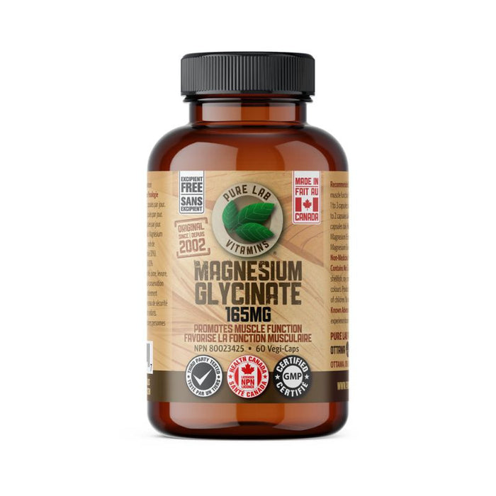 Pure Lab Magnesium Glycinate 165Mg 60vegicaps