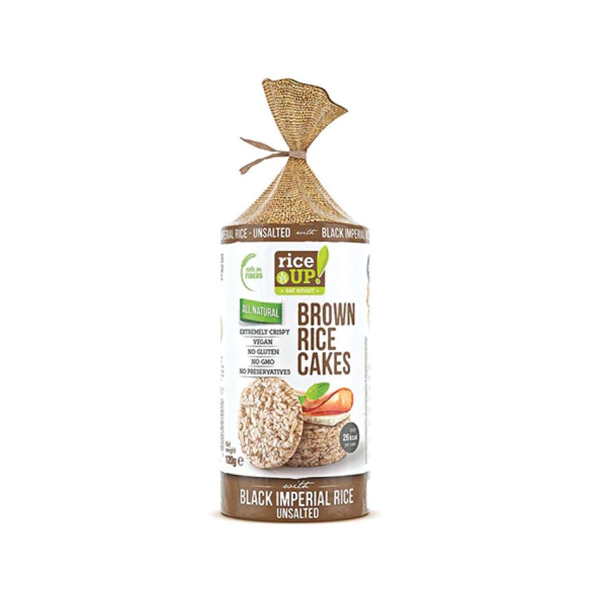 Rice Up! Brown Rice Cakes Black Imperial Rice 120G — Natural Food ...