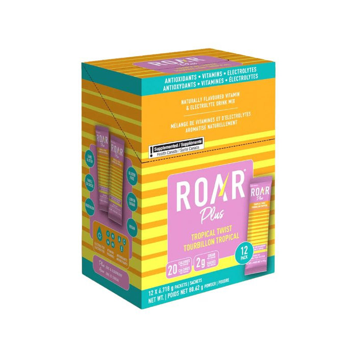 Roar Electrolyte Packets Tropical Twist 12Pk