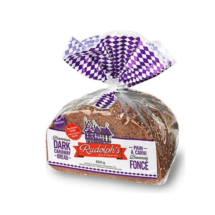 Rudolph's Bavarian Dark Caraway Bread 500g