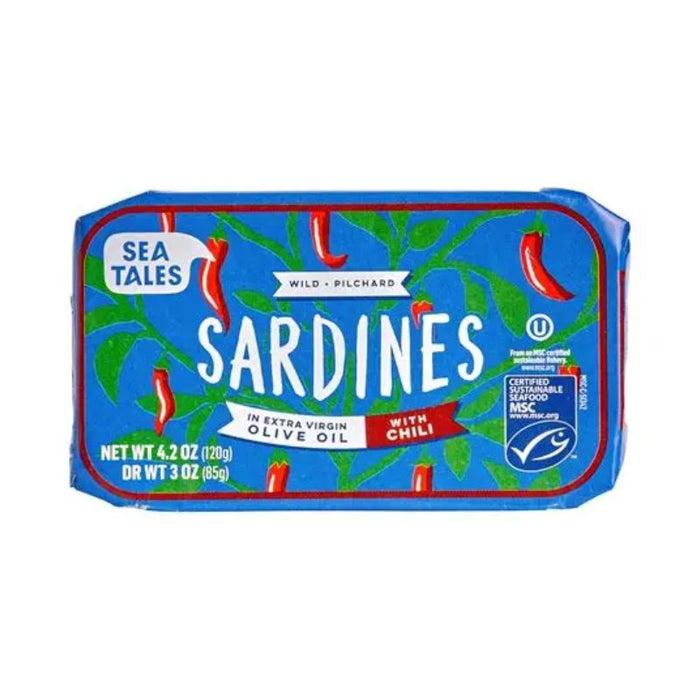 Sea Tales Sardines In Oil & Chili 120g