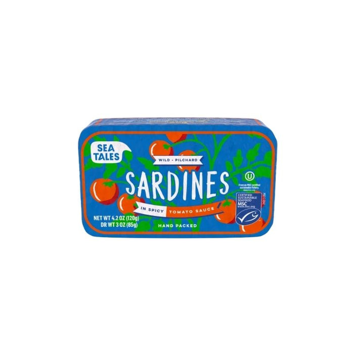 Sea Tales Sardines In Spicy Tomato Sauce 120g