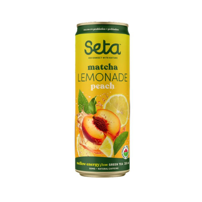 Seta Organic Matcha Lemonade Peach 355ml