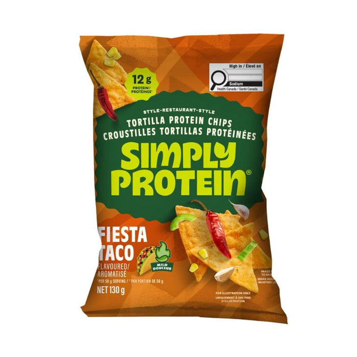 Simply Protein Tortilla Chips Fiesta 130g