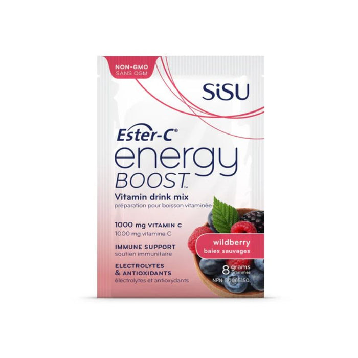 Sisu Ester-C Energy Boost Berry Single 9.2g