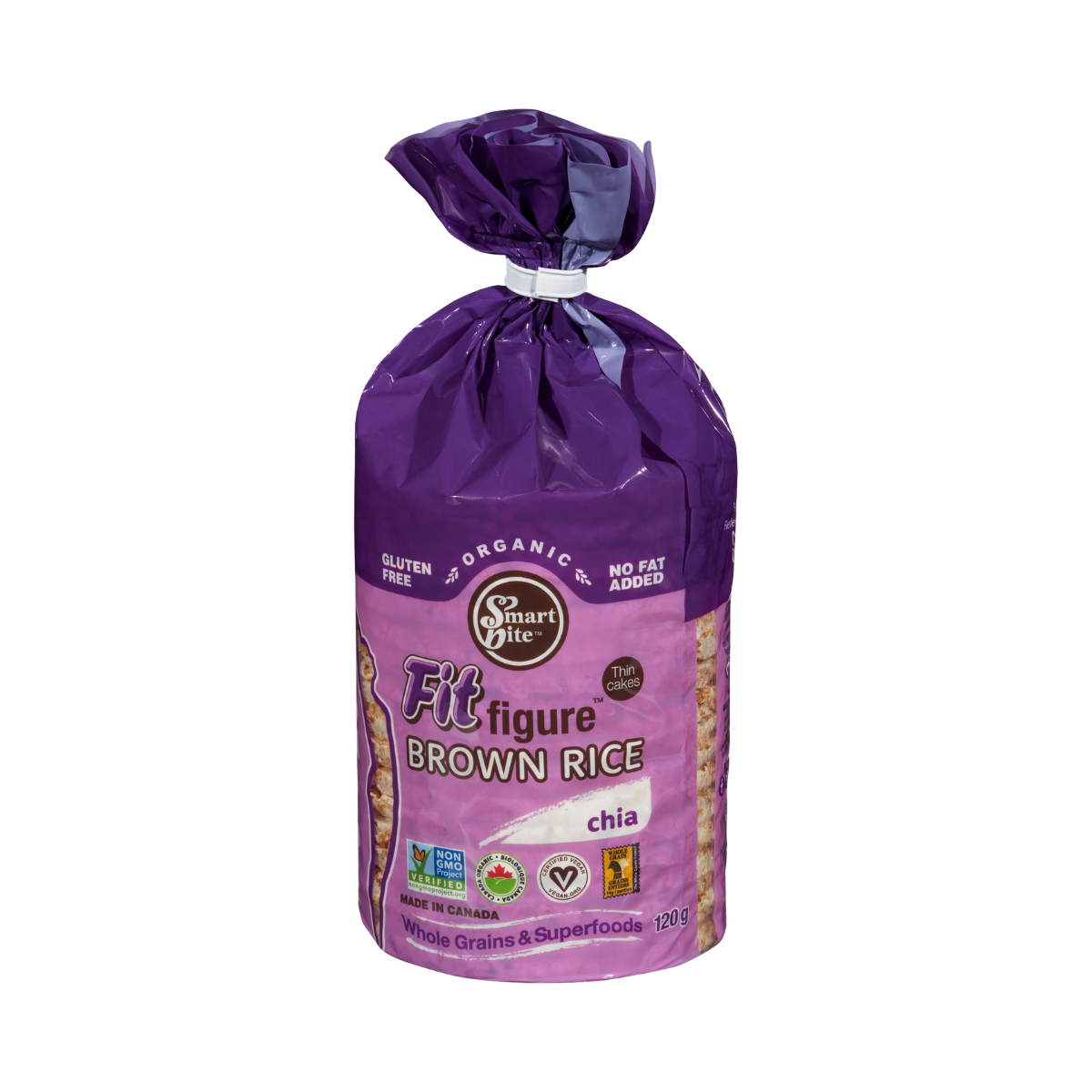 Smart Bite - Brown Rice Cakes - Chia 120g — Natural Food Pantry Online ...