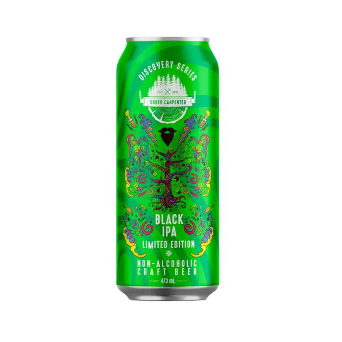 Sober Carpenter Non-Alcoholic Beer Black Ipa 473 ML