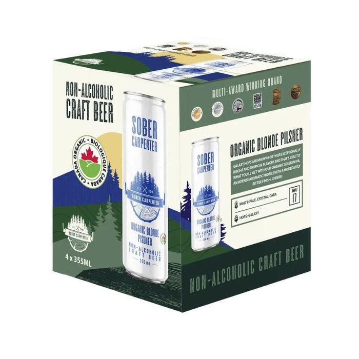 Sober Carpenter Non-Alcoholic Beer Pilsner 4x355ml