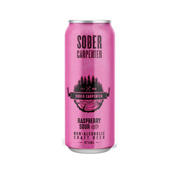 Sober Carpenter Non-Alcoholic Beer Raspberry Sour 473 ML
