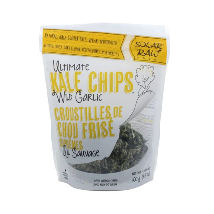 Solar Raw Ultimate Kale Chips Wild Garlic 100g
