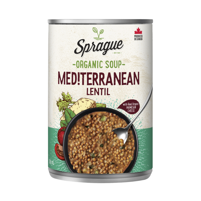 Sprague Organic Soup Mediterranean Lentil 398ml