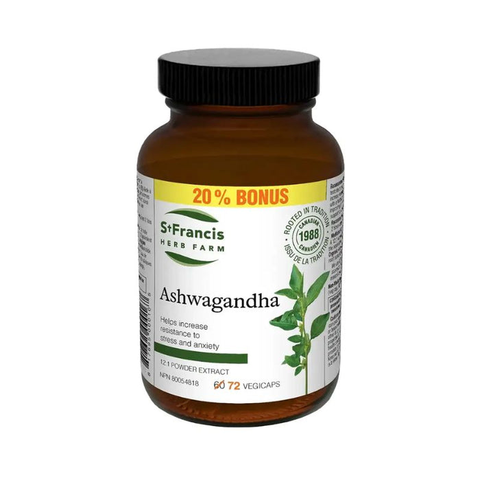 St Francis Ashwagandha Bonus 72 Caps