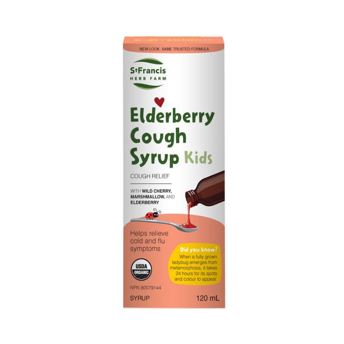 St Francis Elderberry Cough Syrup Kids 120ml