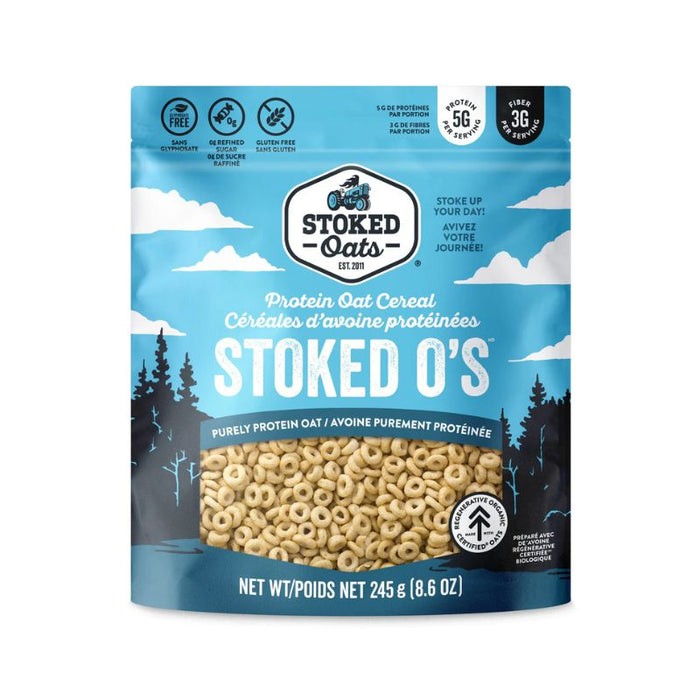 Stoked Oats Cereal Purely Protein  O's 245g
