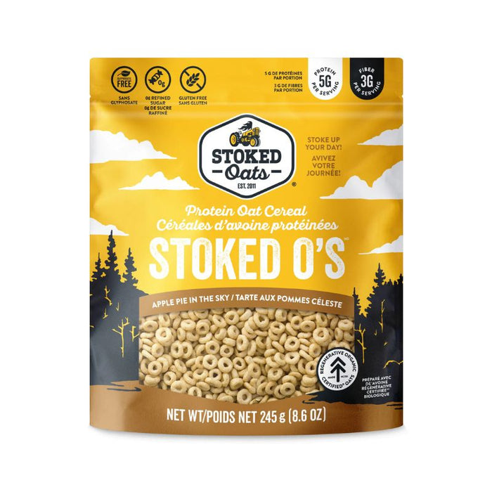 Stoked Oats Cereal Purely Protein  O's Apple Pie 245g