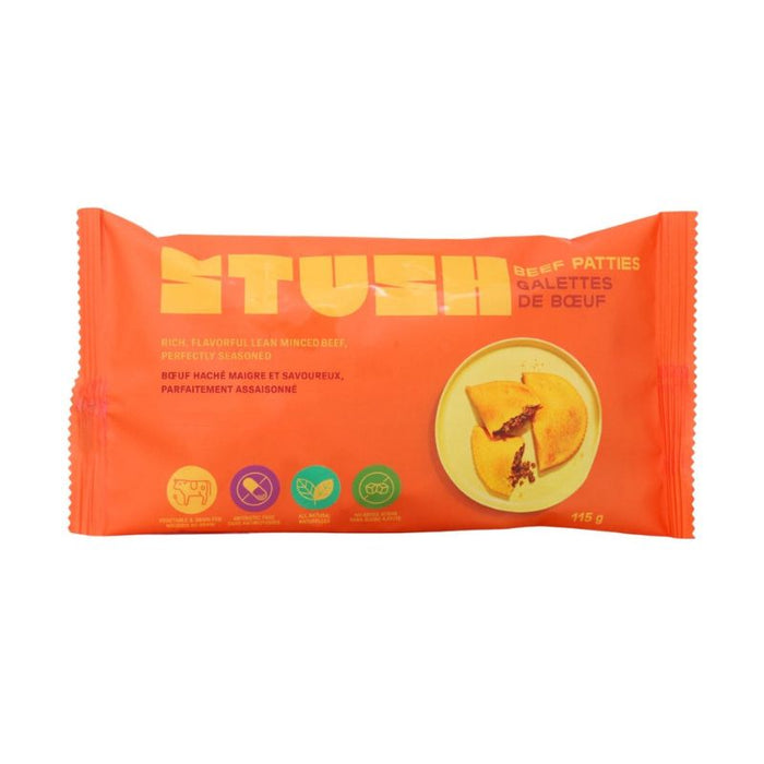 Stush Patties Beef 115g