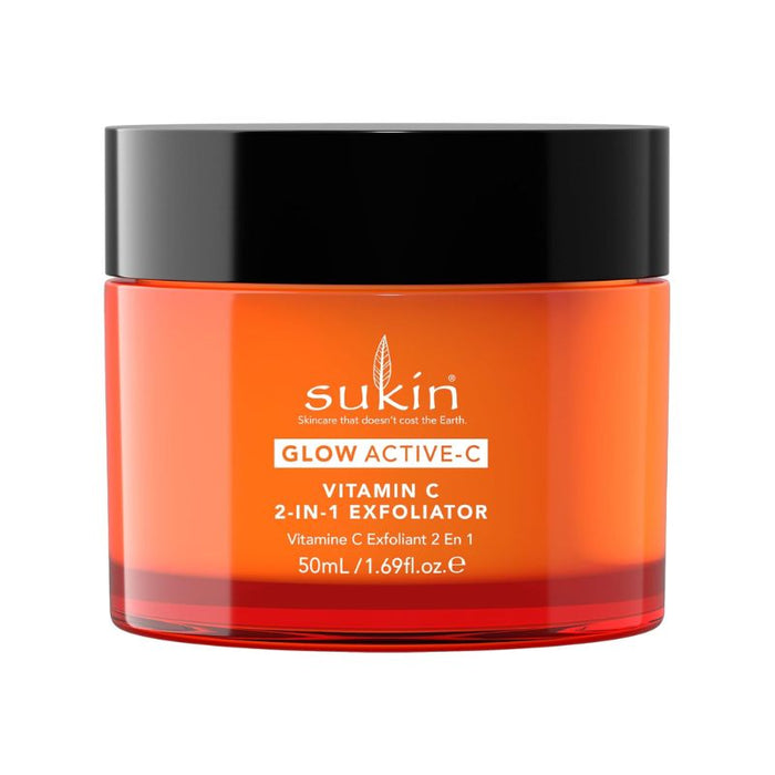Sukin Glow Active-C 2 In 2 Exfoliator 50ml