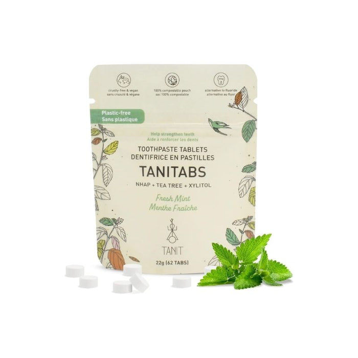 Tanit Toothpaste Tablets Fresh Mint 62 Tabs