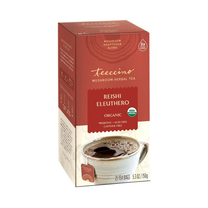 Teeccino Mushroom tea Organic Reishi Eleuthero