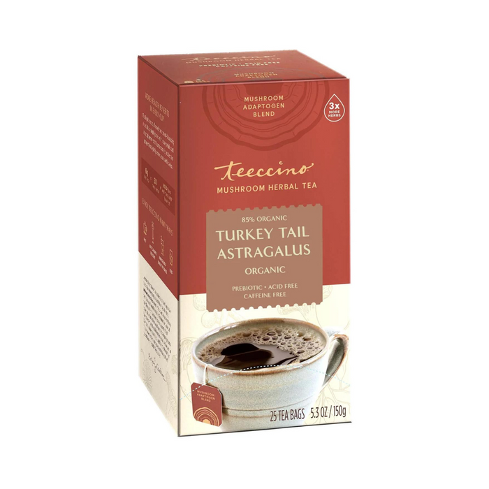 Teeccino Mushroom tea Turkey Tail Astragalus