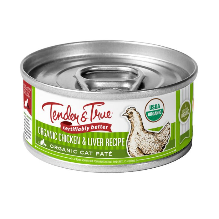 Tender & True Cat Food Chicken Liver Wet 156G