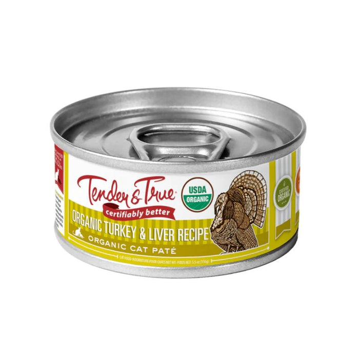 Tender & True Cat Food Turkey Liver Wet 156G