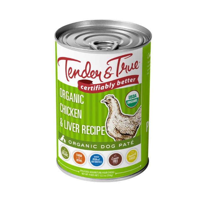 Tender & True Dog Food Chicken Liver Wet 354G