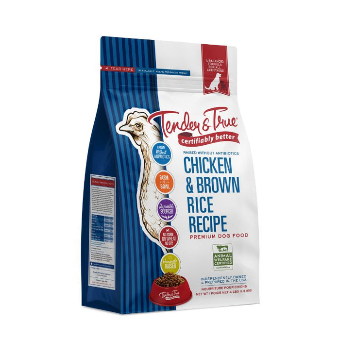 Tender & True Dog Food Chicken & Brown Rice Dry 1.81Kg