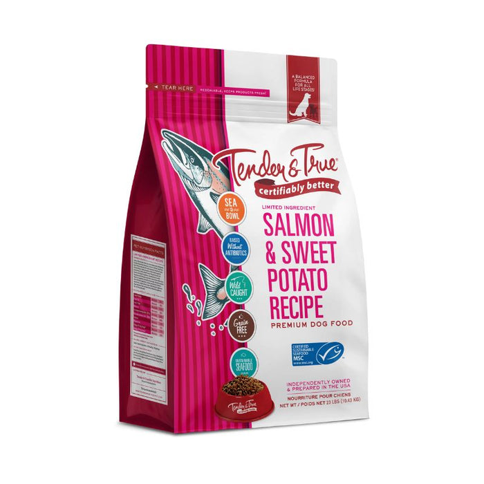 Tender & True Dog Food Salmon Sweet Potato Dry 1.81 KG