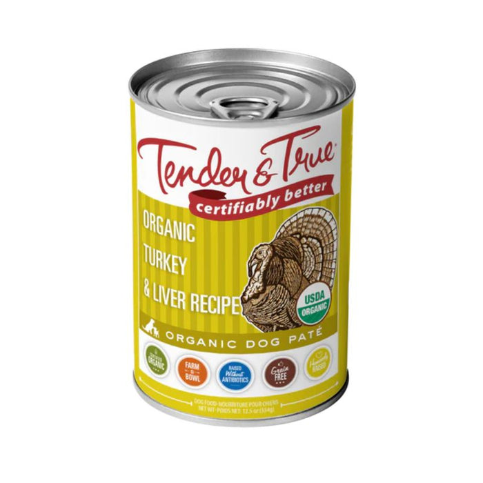 Tender & True Dog Food Turkey Liver Wet 354G