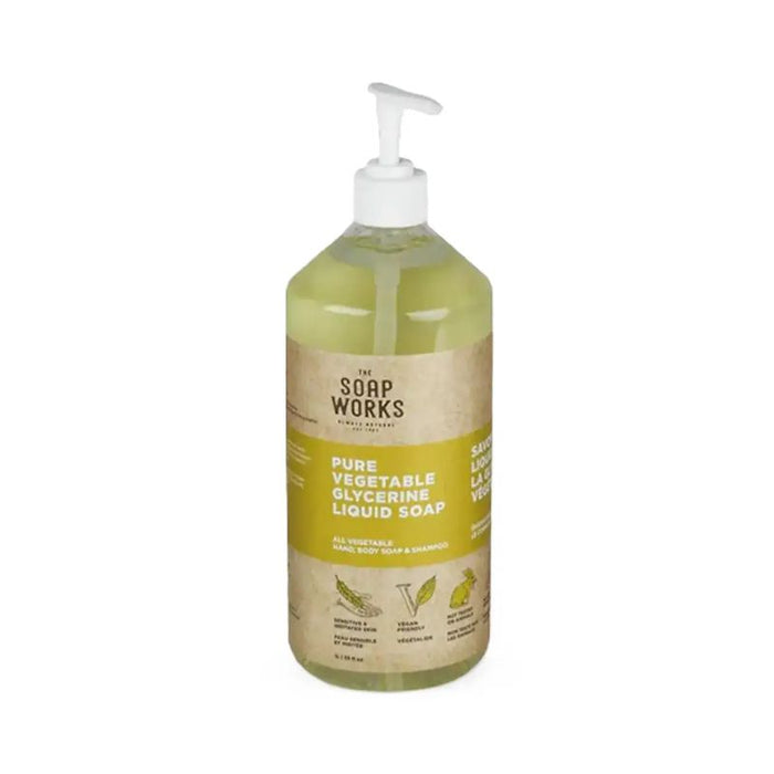 The Soap Works Pure Liquid Glycerine Soap 1L 1 LITRE