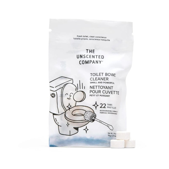 The Unscented Co Toilet Bowl Cleaner  22 TABLETS