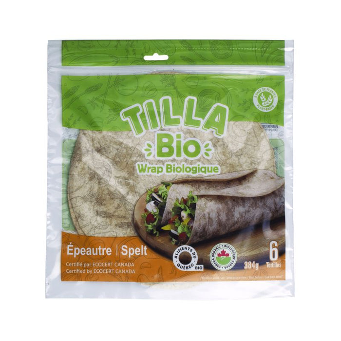 Tilla Organic Spelt Tortilla 384G