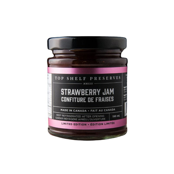Top Shelf Preserves Strawberry Jam Limited 190 ML