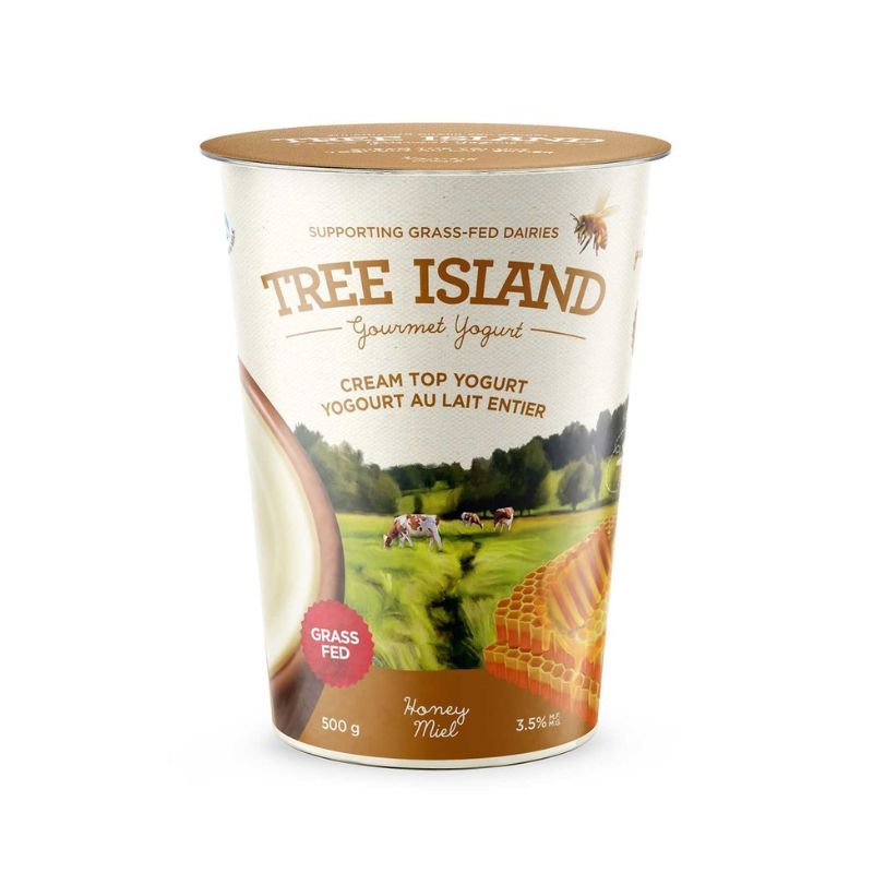 Tree Island Yogurt Cream Top Honey 500 GRAMS — Natural Food Pantry ...