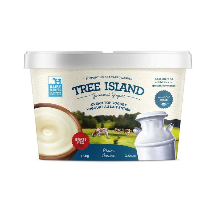 Tree Island Yogurt Cream Top Plain 1.5Kg