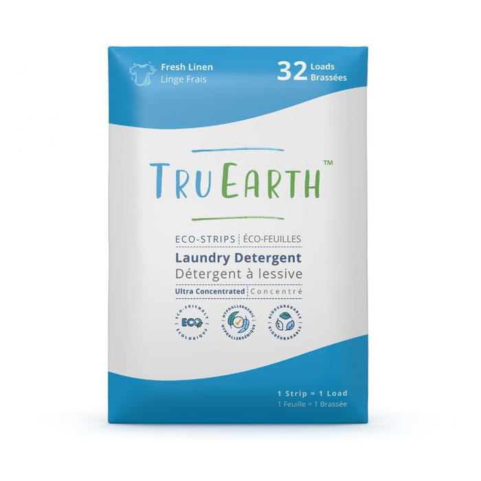 Tru Earth Laundry Eco-Strips Linen 32 PACK