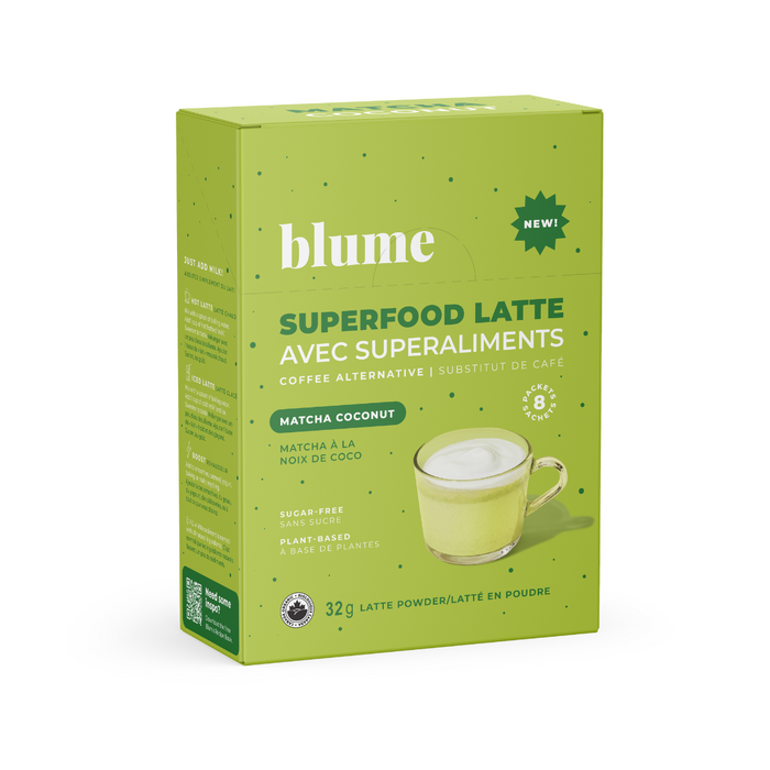 Blume Latte Mix Matcha Coconut Blend 8 pk