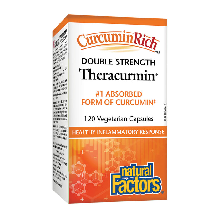 Natural Factors CurcuminRich Theracumin Double Strength 120vcaps