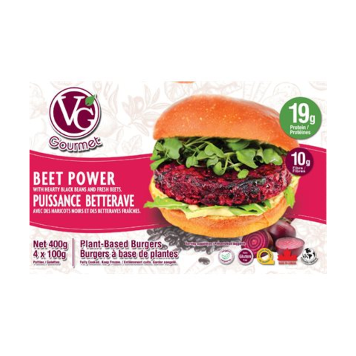 VG Gourmet Burger Beet Power 400g