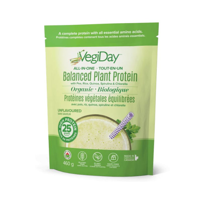 Vegiday Organic All In One Unflavoured 460G 460 GRAMS