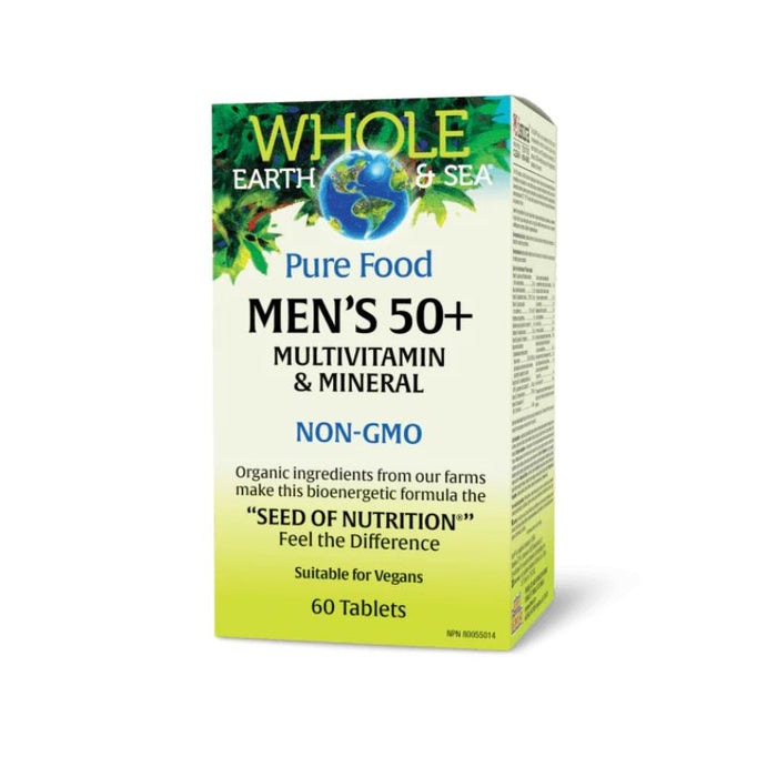 Whole Earth And Sea Men 50 Multivitamin Min 60 tablets
