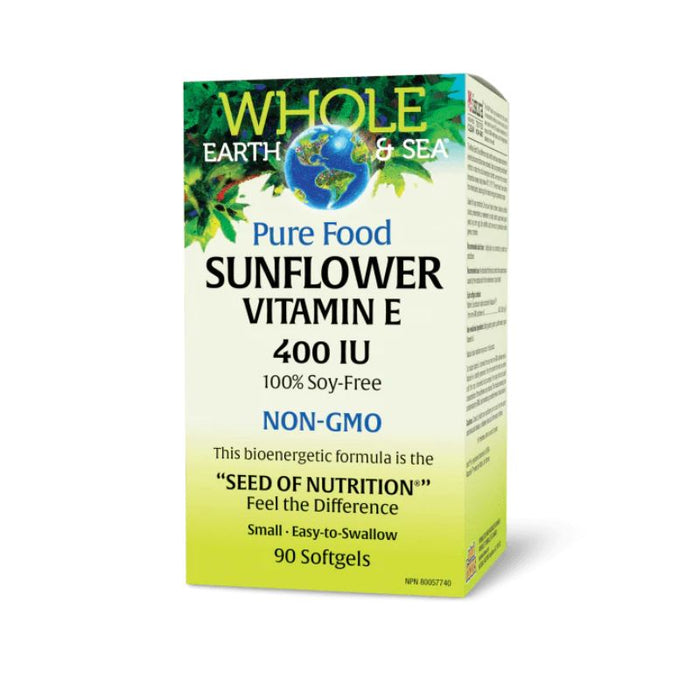 Whole Earth And Sea Sunflower Vitamin E 400 IU 90 softgels