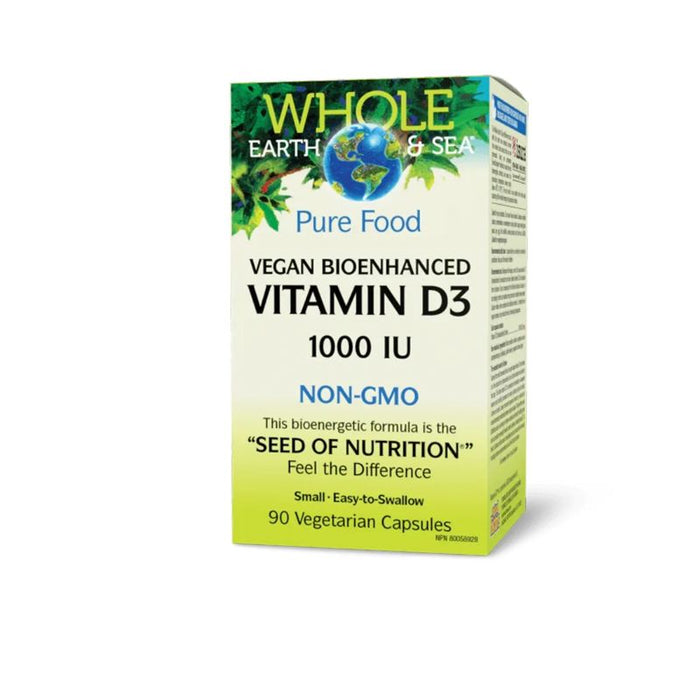 Whole Earth And Sea Vegan Vitamin D3 90S 90 CAPSULES
