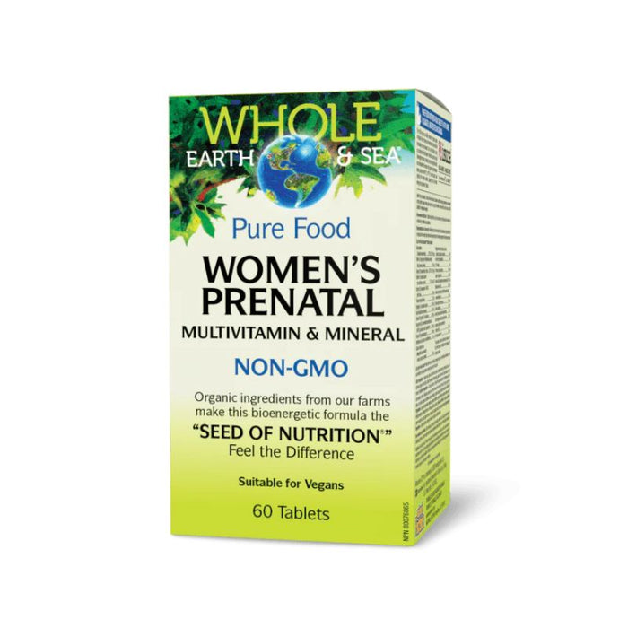 Whole Earth And Sea Womens Prenatal Multivitamin 60 tablets