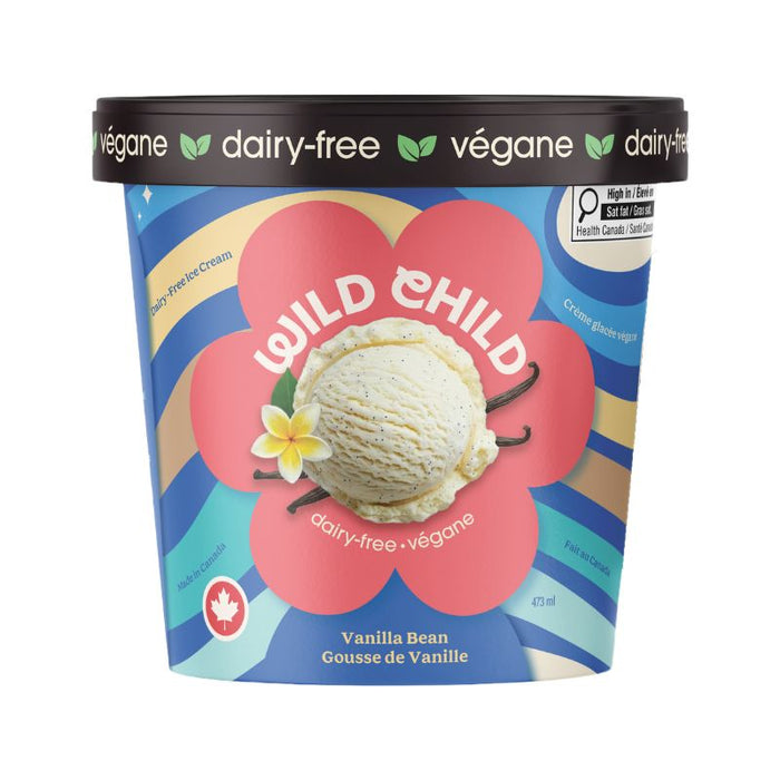 Wild Child Frozen Dessert Vanilla Dairy-free Ice Cream 473ml